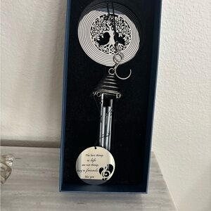 Best Friend Wind Chime with Tree of Life Wind Spinner - Friend Gift